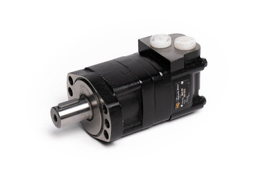 BM5 Hydraulic Motor: 9.76 CID, 1 1/4” Spline 14-Tooth link thread: M10 Shaft, 725 PSI, Standard SAE 10 Ports
