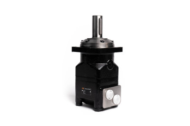 BMT Hydraulic Motor: 38.44 CID, 1 1/2” Straight Parallel Key Shaft, 1015 PSI, Staggered SAE 12 Ports