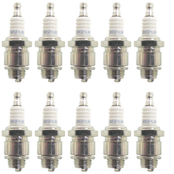 NGK 10 Pack of Genuine OEM Replacement Spark Plugs - BR2LM-10PK