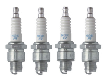 NGK 4 Pack of Genuine OEM Replacement Spark Plugs - BR6HS-4PK