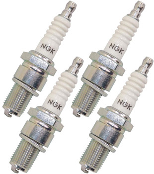 NGK 4 Pack of Genuine OEM Standard Spark Plugs - BR9ES-4PK