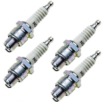 NGK 4 Pack of Genuine OEM Standard Spark Plugs - BU8H-4PK