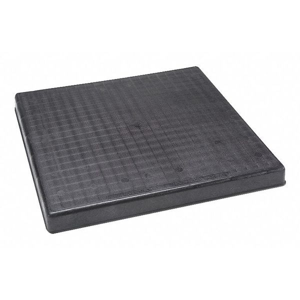 The Black Pad Plastic Equipment Pad- 2x24x24 Inch