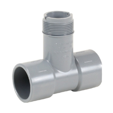GF Signet MCPV8T020F CPVC Installation Flow Tee, 2'' Socket Weld