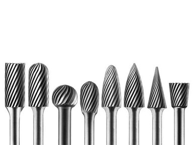 SetD - 9 Piece Premium Carbide Double Cut Burr Kit, Norseman Drill #19629