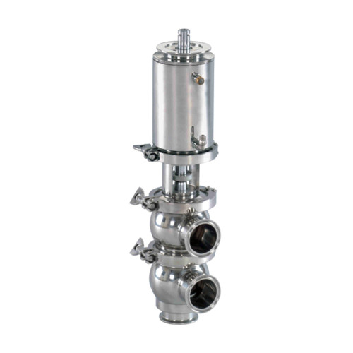 Cipriani Harrison Valves 820 Series Pneumatic Divert Valve w/ Normally Closed Actuator - CT Body