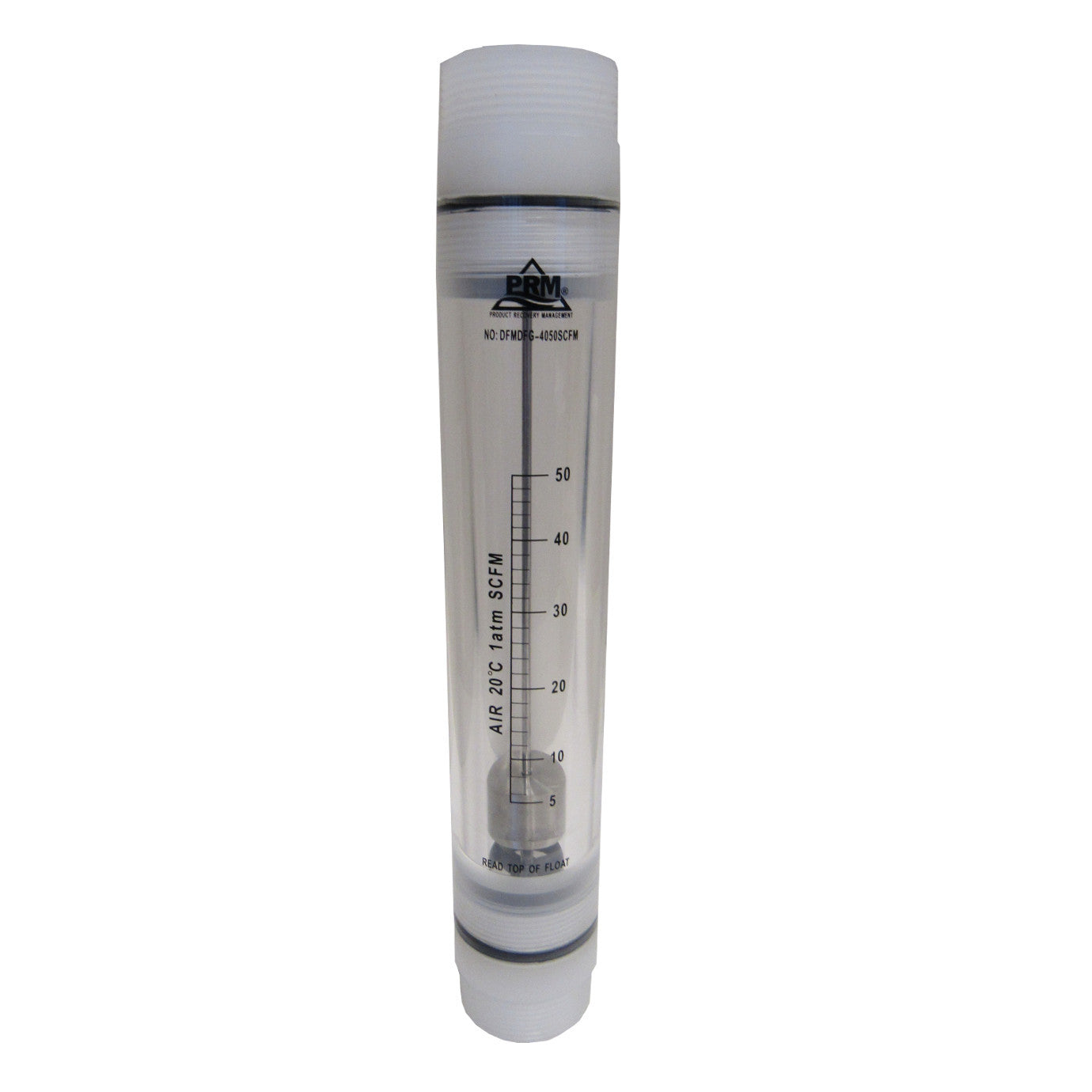 PRM FMDFG4050 5-50 SCFM Air Rotameter Flow Meter