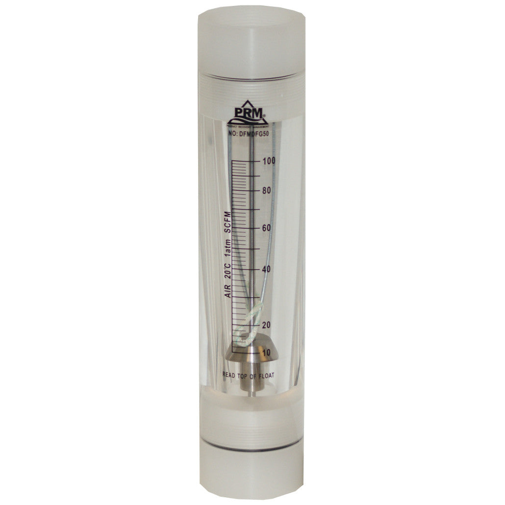 PRM FMDFG50 10-100 SCFM Air Rotameter Flow Meter
