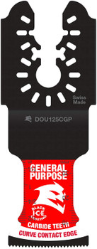 Diablo DOU125CGP 1-1/4" AMPED™ Demo Demon™ Universal Fit Carbide Teeth Oscillating Blade for General Purpose Cuts