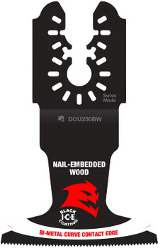 Diablo DOU250BW3 2-1/2" Demo Demon™ Universal Fit Bi-Metal Oscillating Blades for Nail-Embedded Wood (3-Pack)