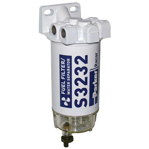 Racor Aquabloc Marine 3/8 in. 90 GPH Spin-On Gasoline Filter Assembly - S3232
