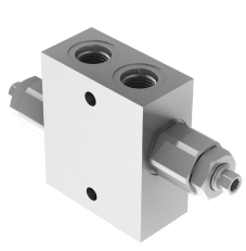 In-line Dual Pressure Relief Valves: SAE-06 Port Size, 8 GPM Max, 5075 PSI Max