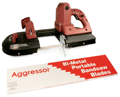 Aggressor Port-A-Band Bi-Metal Portable Bandsaw Blade, Variable Pitch (AG4416),44 7/8" x 1/2" x 0.02", 10/14 TPI (3/Pkg.)