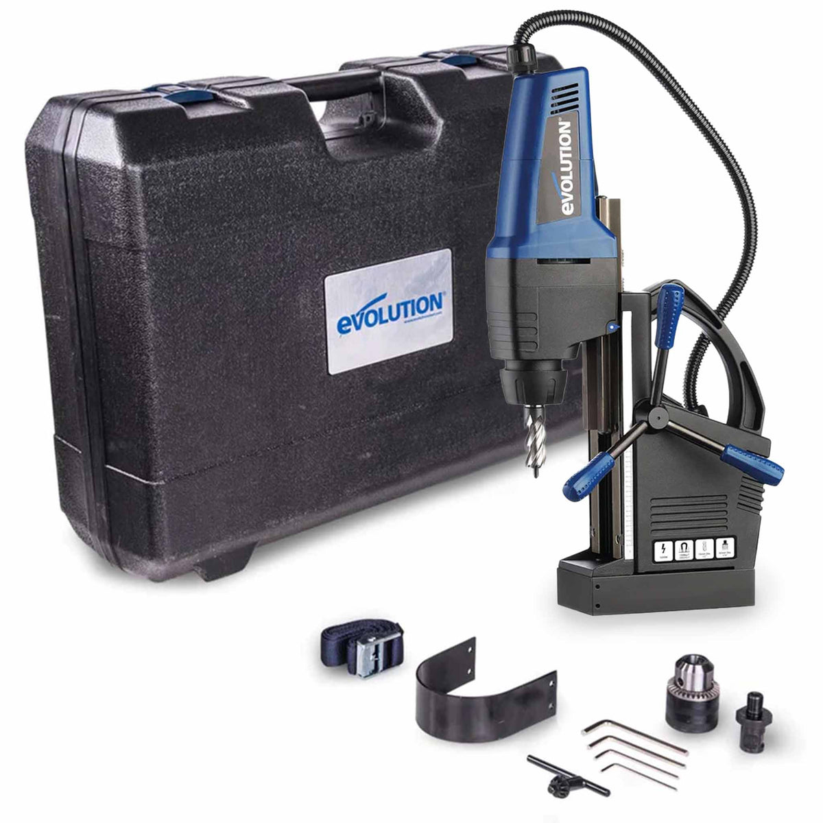 Evolution EVOMAG42: 1-5/8 in. Magnetic Drill With Carry Case