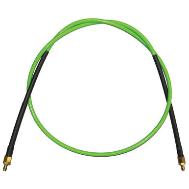 Conduit Extreme Flexible assy w/swaged bayonets 120in or 10ft (3m) and polymer strain relief FCES-120