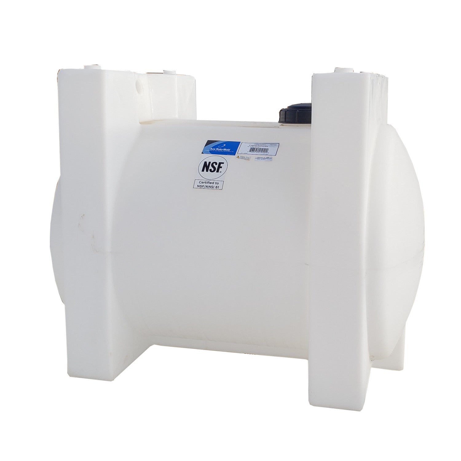 Ace Roto-Mold 70 Gallon Free Standing Horizontal Stackable Leg Tank, FS0070-24