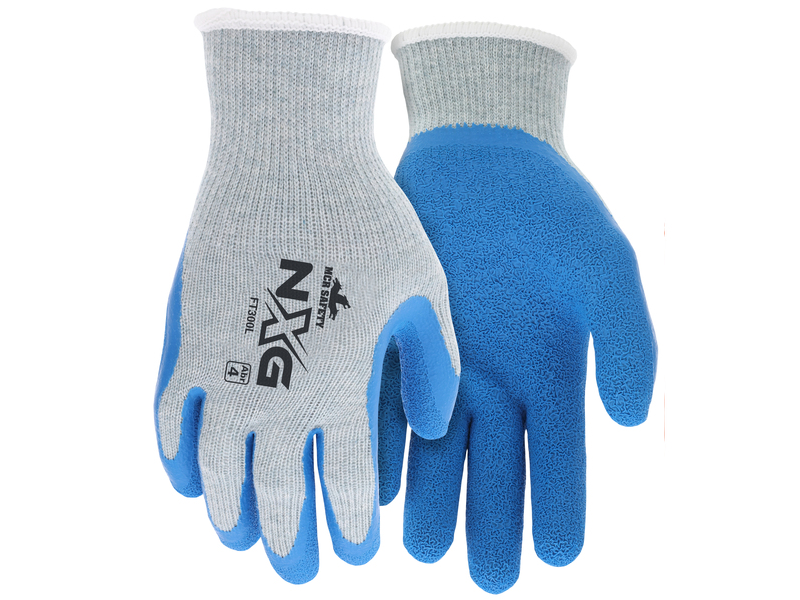 PART# FT300XL BLUE LATEX PALM GLOVES (XL)