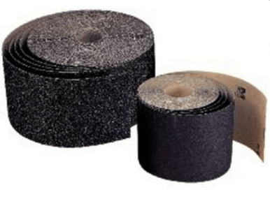 Floor Sanding Rolls - Silicon Carbide Paper - 8" x 50 YD, Grit/ Weight: 100F, Mercer Abrasives 400100 (Qty. 1)