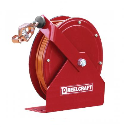 PART# GA3100N GA3100 N - 100ft Bonding Reel - Hi-Vis Orange Nylon Covered Cable