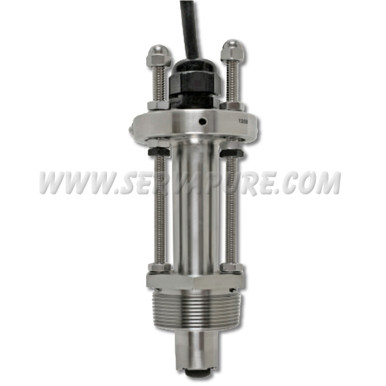 GF Signet 3-2540-2S Stainless Steel High Performance Paddlewheel Flow Sensor, 1-1/2" ISO Standard, SS Shaft