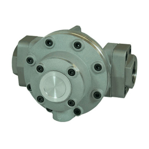 GPI Flomec OM Series 040 1 1/2 in. Aluminum Oval Gear Pulse Meter w/ FKM Seals