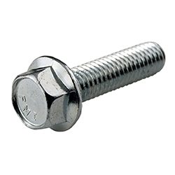 3/8"-16 x 1-1/2" Grade 2 Serrated Hex Flange Machine Bolt, Trivalent RoHS (600/Pkg.)