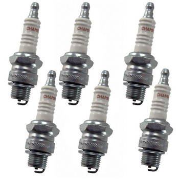 Champion 6 Pack of Genuine OEM (844S) Spark Plugs - H10C-6PK