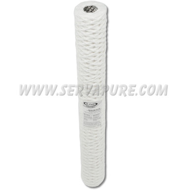 H2Only 100M-BCSS-20, 100 Micron Wound Bleached Cotton SS Core