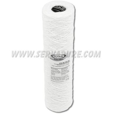 H2Only 1M-BCSS-10, 1 Micron Wound Bleached Cotton SS Core