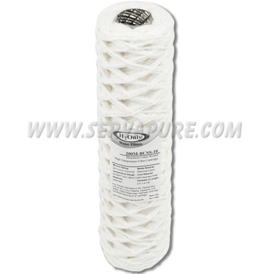 H2Only 200M-BCSS-10, 200 Micron Wound Bleached Cotton SS Core