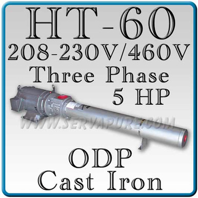 Webtrol H60B5-3PH HT Series Booster Pump, Cast Iron