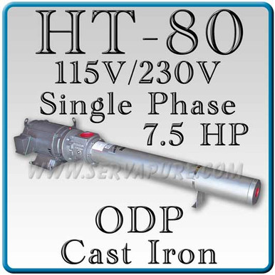 Webtrol H80B6 HT Series Booster Pump, Cast Iron