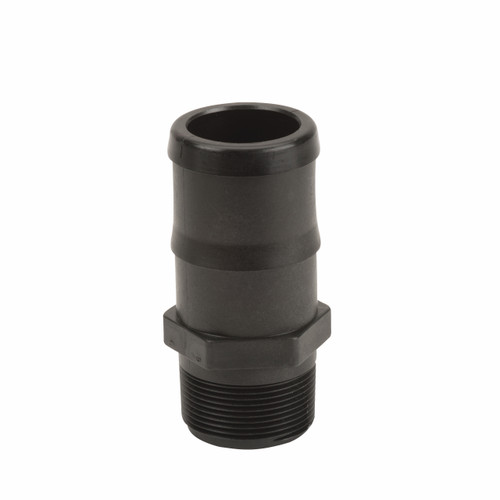 Banjo Poly 1 1/2 in. NPT x 2 in. Straight Hose Barb - Sch. 80