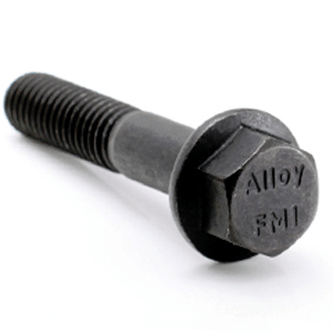 5/8"-11 x 2" Grade 9 Alloy Frame Bolt, Non-Indented, Non-Serrated, Black Phosphate & Oil (150/Bulk Pkg.)