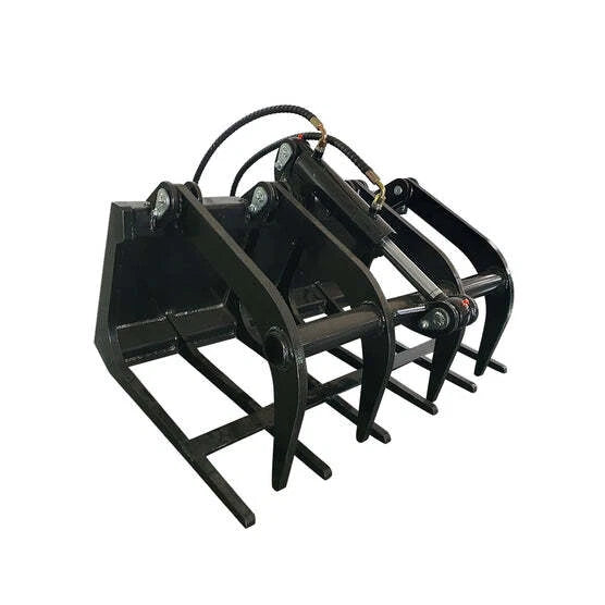 39" Hydrualic Grapple Mini Skid Steer Wood Grabber | AGT-M-HGB