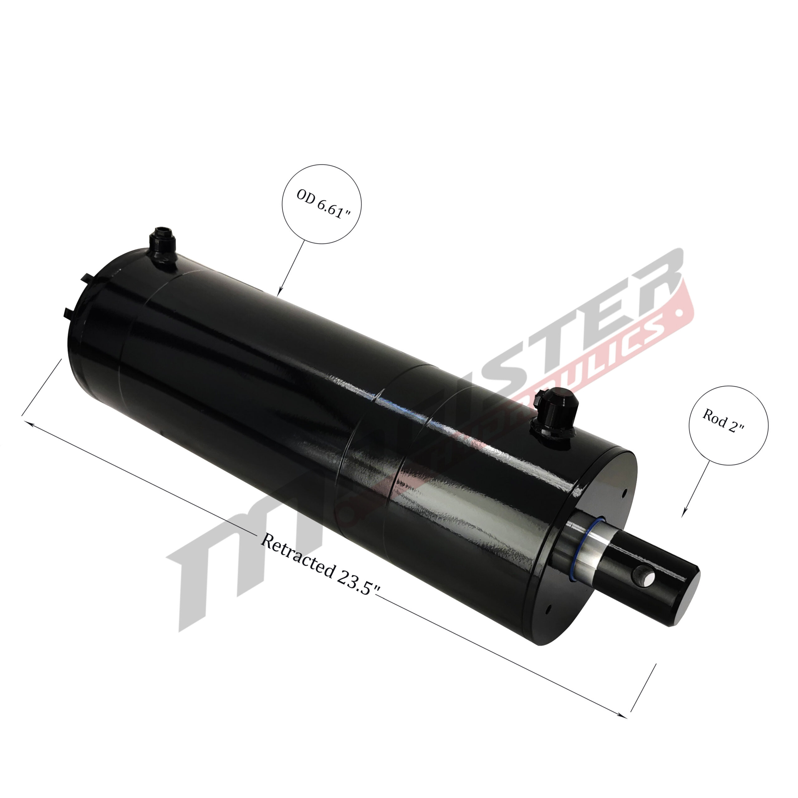 6" bore x 15.75" stroke Dump Hoist Hydraulic Cylinder