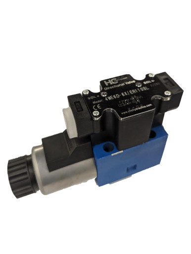 Cetop D03 (ISO NG6) Solenoid OperatedDirectional Valves: 12 VDC Junction Box, 4-way 2-Position, Spring Return