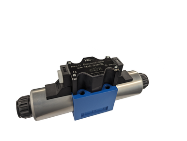 Cetop D05 (ISO NG10) Solenoid OperatedDirectional Valves- 110 VAC BOX, 4 way 3 Pos, Tandem Center, Normally used for series circuits