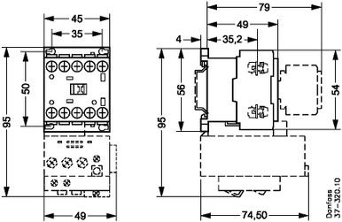 037H350502 Danfoss Contactor, CI 5-9