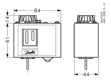060L113766 Danfoss Thermostat, KP75