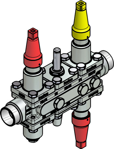 027L3003 Danfoss Valve station, ICF 20-6-1RA