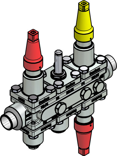 027L3020 Danfoss Valve station, ICF 20-6-3RA