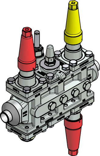 027L4038 Danfoss Valve station, ICF 25-6-5MA