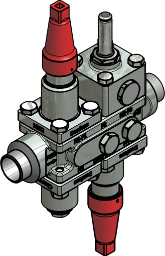 027L3333 Danfoss Valve station, ICF 20-4-9H