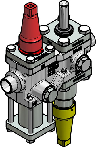 027L4540 Danfoss Valve station, ICF 15-4-10RB