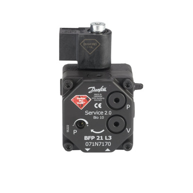 071N8214 Danfoss Oil Pumps, BFP 21, 24.00 L/h, Rotation: L, Nozzle/pressure outlet: L + R