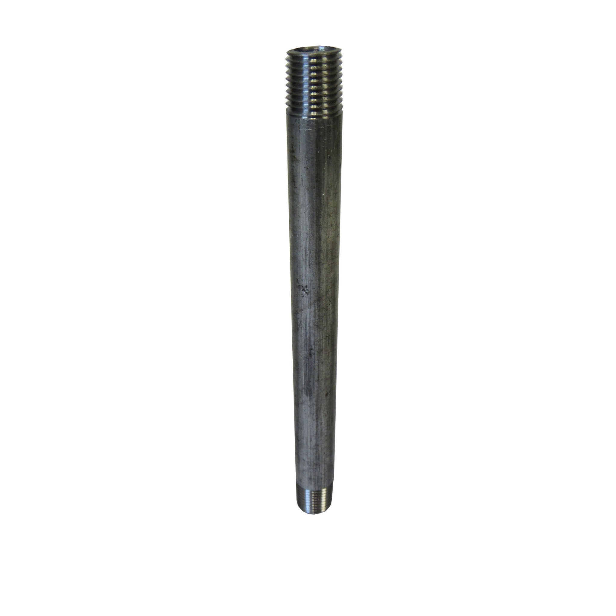 Galvanized Pipe Nipple, 3/4 Inch x 12 Inch
