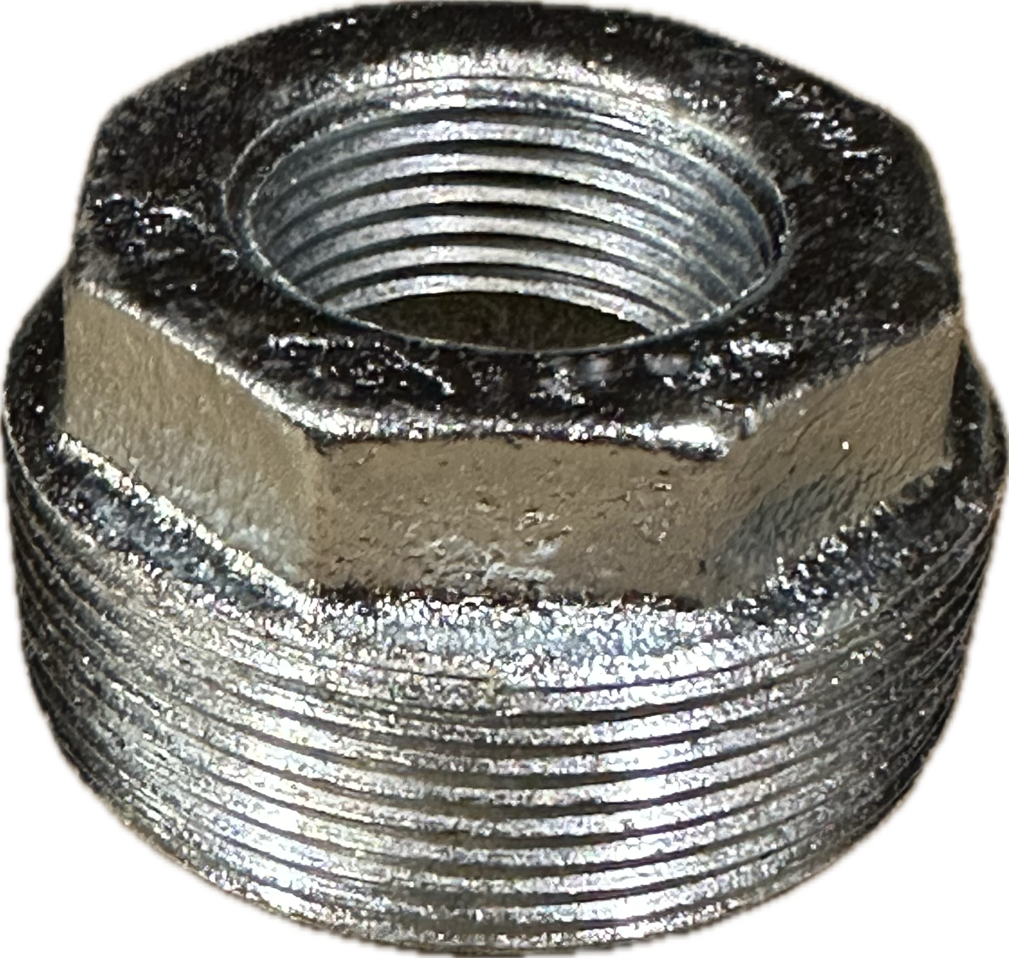 BMI 2" x 1" Galvanized Reducing Bushing, UL/FM
