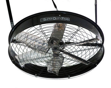 Industrial Ceiling Fan - 33,000 CFM, 1.5 HP, 59" Diameter, 1 Speed - Heavy Duty SD5X