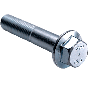 M10-1.25 x 30 mm Class 10.9 JIS B1189 Type B, Frame Bolt, Non-Indented, Non-Serrated, Trivalent RoHS (650/Bulk Pkg.)